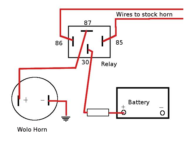 Push Button Horn Wiring Diagram from www.kzrider.com