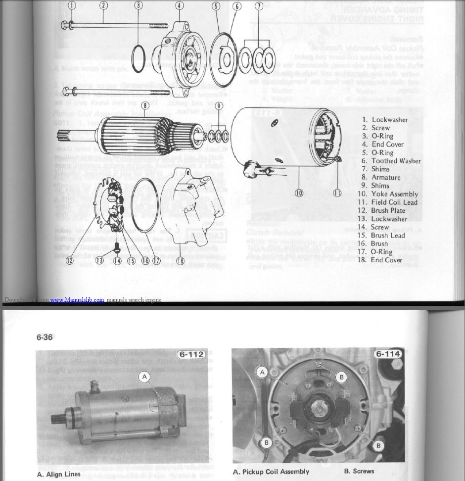Starter Motor identification KZRider Forum KZRider, KZ, Z1 & Z