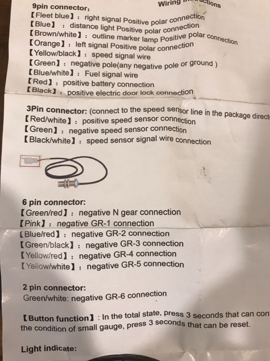 Aftermarket Motorcycle Mini Speedometer Wiring Diagram from www.kzrider.com