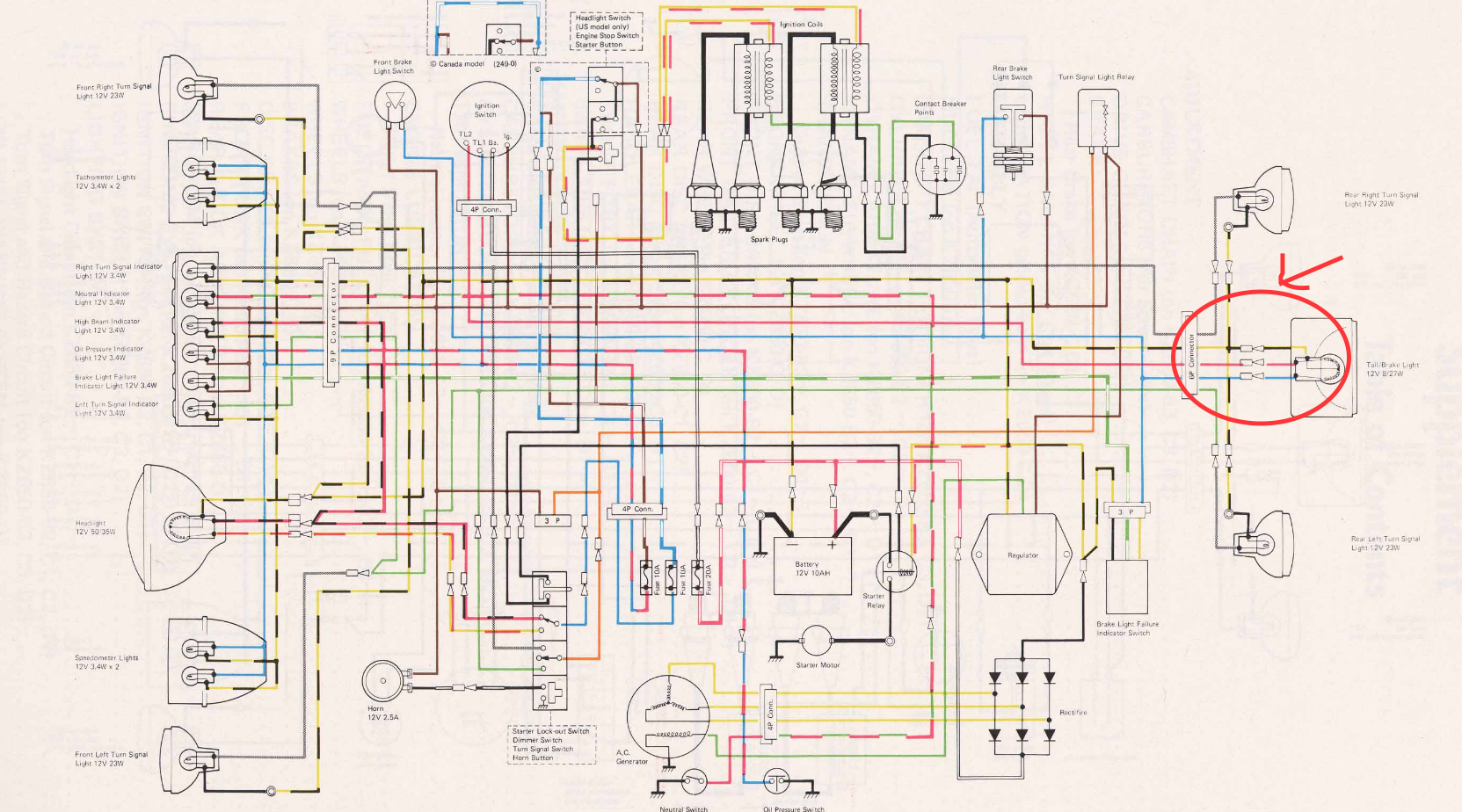 Wiring Issue - Kawasaki KZ 650 Pin Connectors - KZRider Forum - KZRider