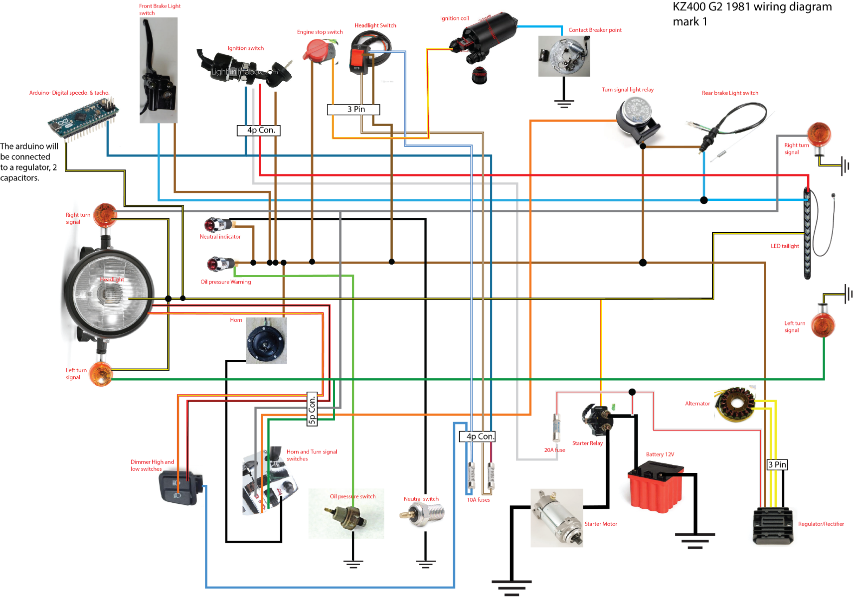 Kz400 Harness Wiring Help Kzrider Forum Kzrider Kz Z1 Z Motorcycle Enthusiast S Forum