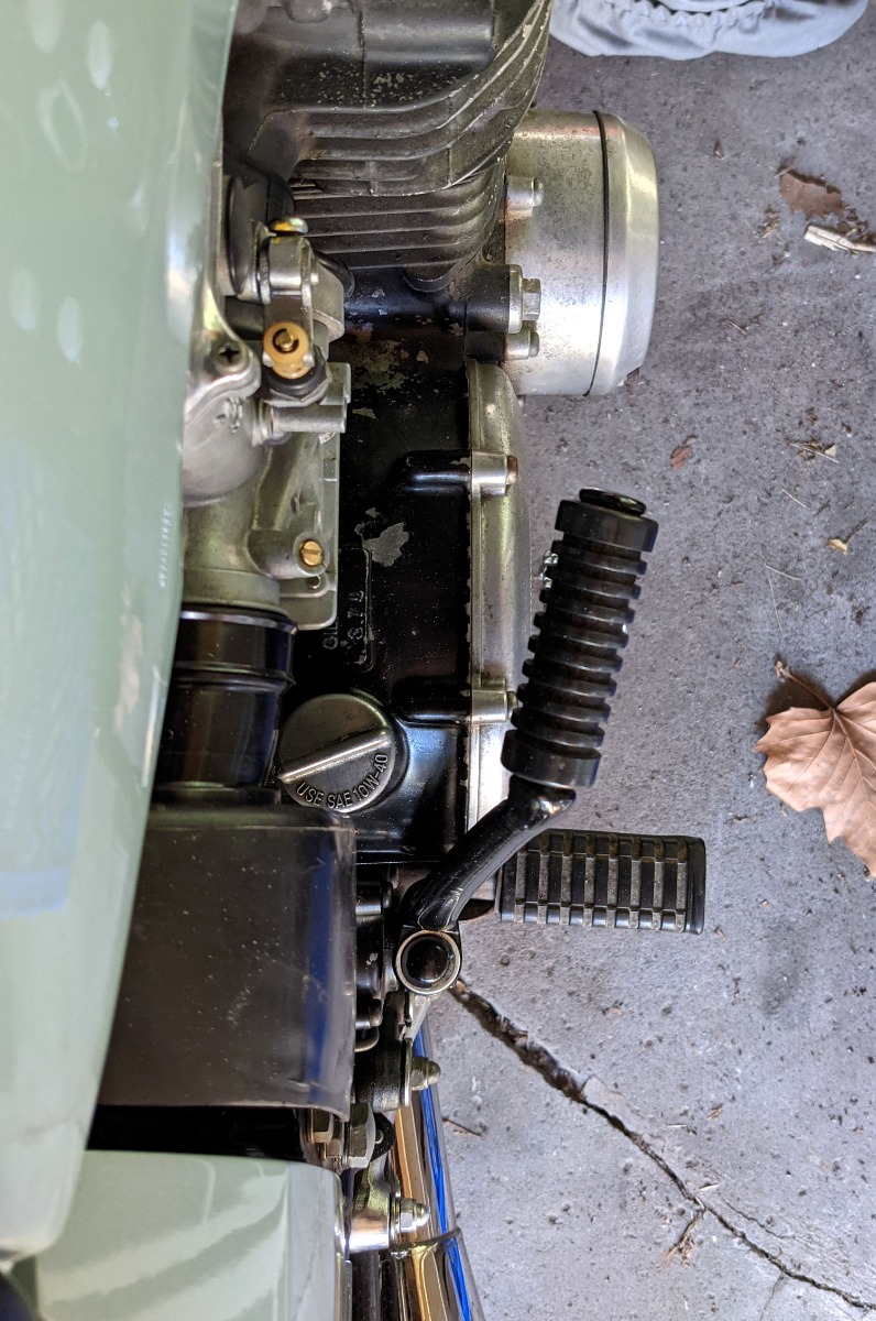 Kick start lever question - KZRider Forum - KZRider, KZ, Z1