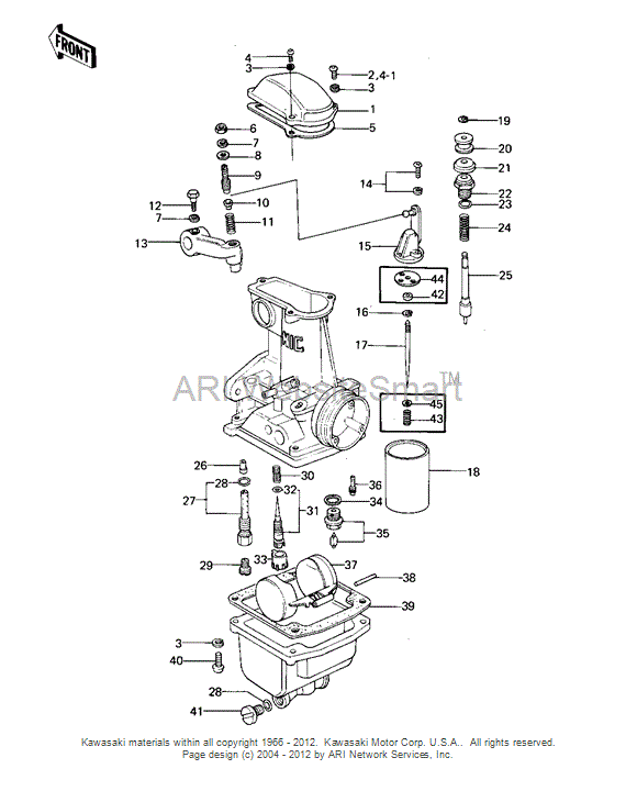 Air Screw Set - Kawasaki Suzuki