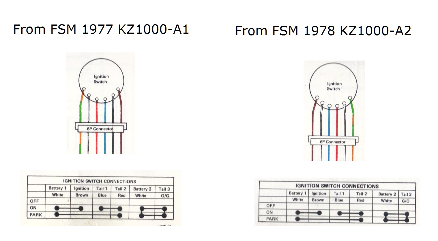 Ignition Switch Connector Kzrider Forum Kzrider Kz Z1 Z Motorcycle Enthusiast S Forum